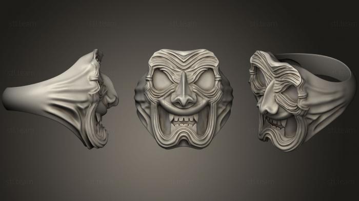 3D модель Кольцо для маски Onryo (STL)